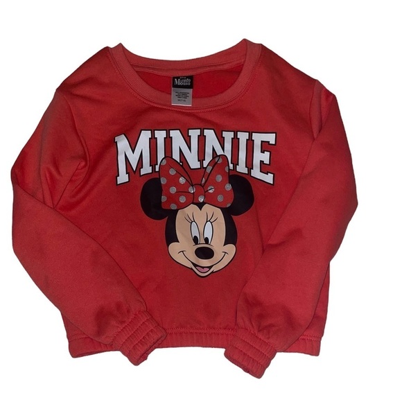 Disney Other - Disney Minnie Mouse Red Girls Sweater Size 7